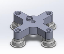 Octopus-inspired soft robotic gripper CAD model